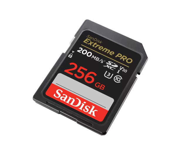 Sandisk 256GB SDXC Extreme PRO 200MB/s A2 C10 V30 UHS-I U3 - 1058644 - zdjęcie 3